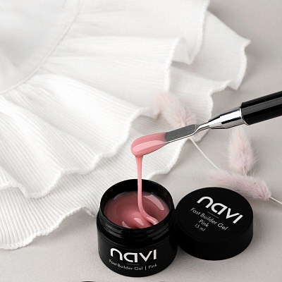 Моделирующий гель NAVI Fast Builder Gel Pink 15 мл