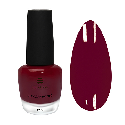 Лак для ногтей с гелевым эффектом Planet nails №886 12 мл арт.13886