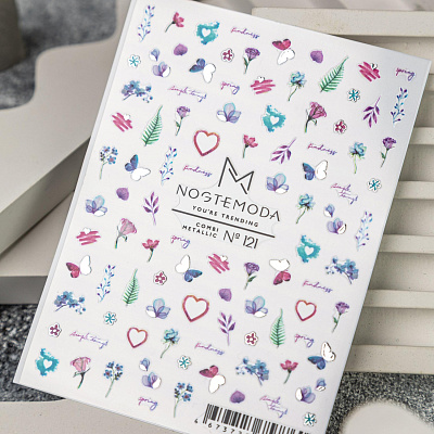 Наклейки Combi Metallic NogteModa №121