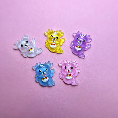 Фигурки объемные Собачка №1849 Zoo Nail Art 5 шт.