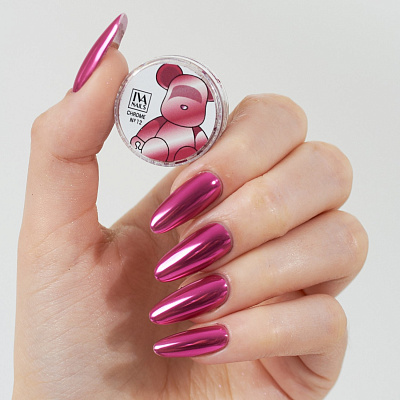 Втирка для дизайна Chrome IVA NAILS №12