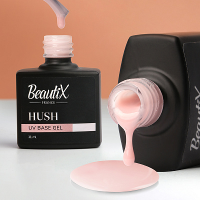 Камуфлирующая база UV Base Gel Beautix HUSH 11 мл