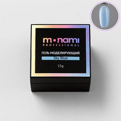 Гель для наращивания и укрепления Monami Sky Blue 15 г