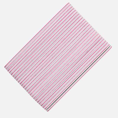 Набор мягких пилок Kaizer Pro NF-204.25 на пластиковой основе прямая белая 100/180 25 шт