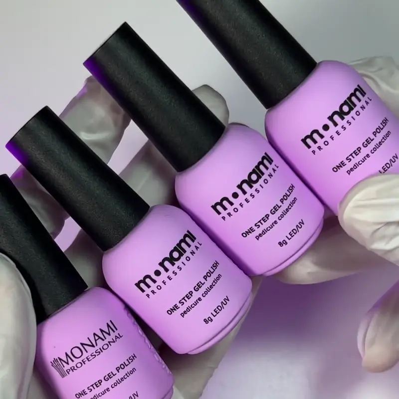 Гель-лак Monami Pedicure collection 04 красный, 8 мл