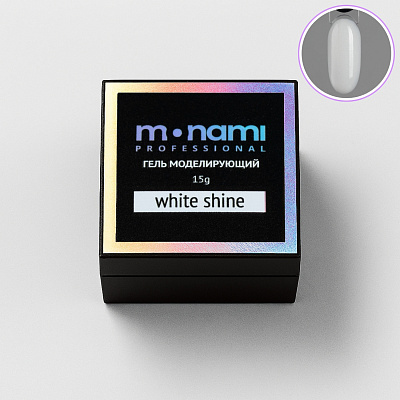 Гель для наращивания и укрепления Monami Gel White Shine 15 г