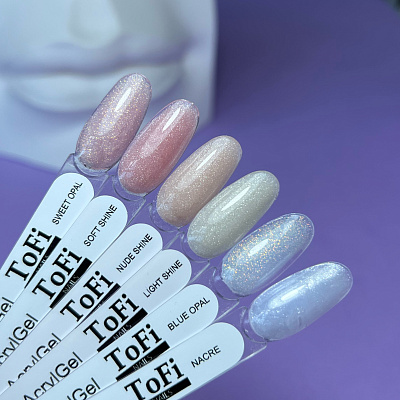 Акригель в баночке Acrylgel ToFi Nude Shine 30 г