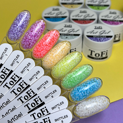Гель для дизайна ToFi Skittles №06 5 мл