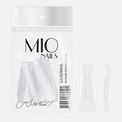 Формы верхние Mio Nails «Балерина» 12 шт