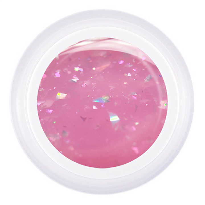 Гель моделирующий Deluxe Gel holography Patrisa Nail AC46 с голографическими хлопьями, 15 гр