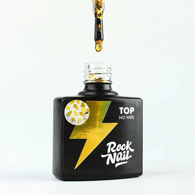 Топ для гель-лака RockNail Elka Golden Lights 10 мл
