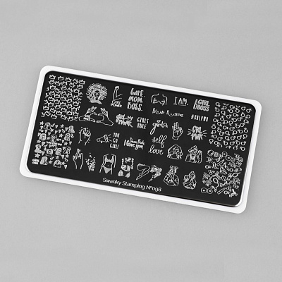 Пластина для стемпинга Swanky Stamping №098