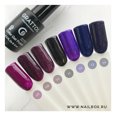 Гель-лак OPAL Grattol №14 арт. GTOP14, 9 мл