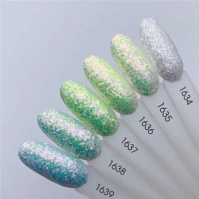 Глиттер с зеркальным блеском Сказочная рыбка Zoo Nail Art №1637, 1 г