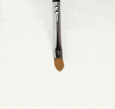 Кисть для геля ruNail Gel 4GNO 0164 искусственный ворс