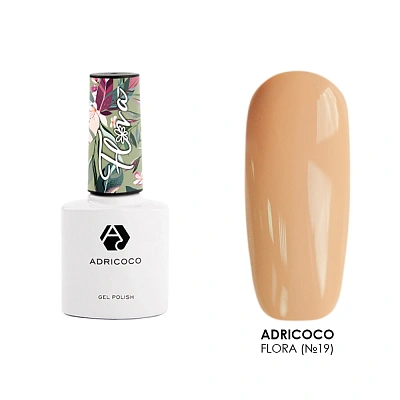 Гель-лак ADRICOCO Flora №19 пышный пион 8 мл