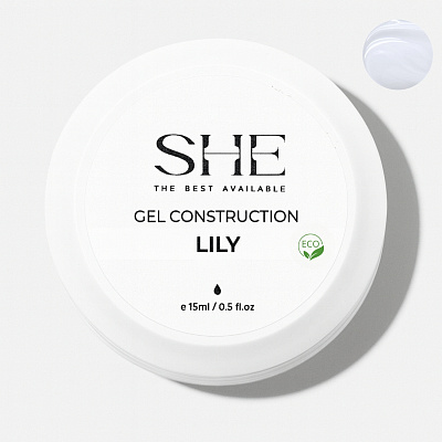 Гель конструирующий SHE Gel Lily 15 мл