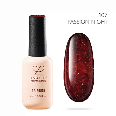 Гель-лак LOVIA CURE 107 Passion Night 8 мл