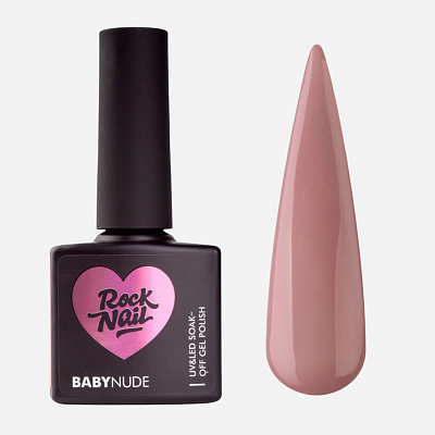 Гель-лак RockNail №174 Baby Nude (Creme Brulee), 10 мл