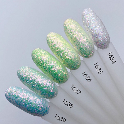 Глиттер с зеркальным блеском Сказочная рыбка Zoo Nail Art №1644, 1 г