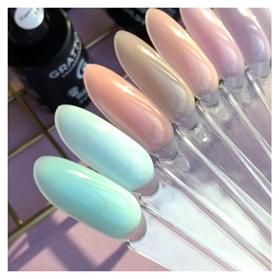 Камуфлирующая каучуковая Rubber-база для гель-лака Grattol Milky Base Camouflage №15 (GTBC15), 9 мл