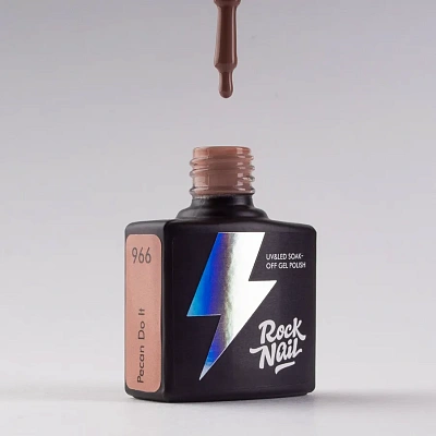 Гель-лак RockNail №966 Choco (Pecan Do It) 10 мл