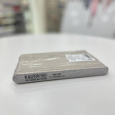 Набор пилок Kaizer Pro NF-72.50 на деревянной основе прямая серая 100/180 50 шт