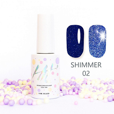 Гель-лак светоотражающий HIT Shimmer №02, 9 мл