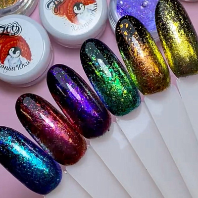 Хлопья Юки Хамелеон Zoo Nail Art №1773 0,2 г
