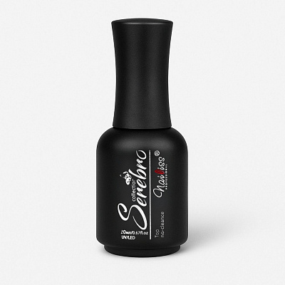 Густой каучуковый топ для гель-лака Super Rubber Top Serebro 20 мл