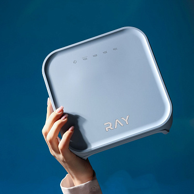 Лампа LED RAY Basic 36 Вт голубая