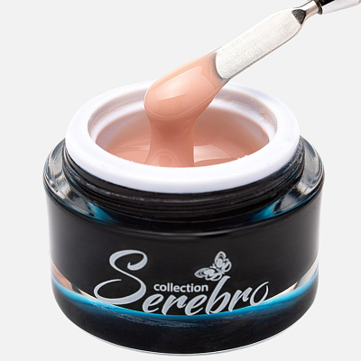 Гель-желе моделирующий Modeling Gel Serebro №1, 15 мл