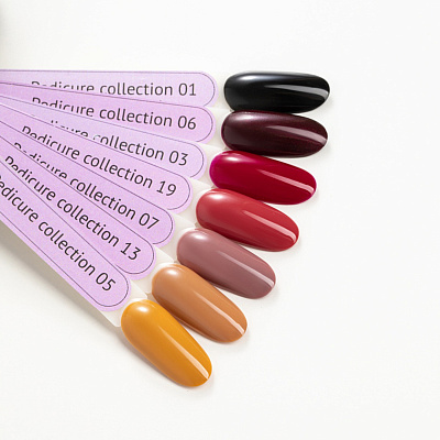 Гель-лак Monami Pedicure collection 03 бордовый, 8 мл