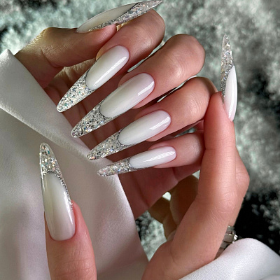 Гель для наращивания Monami голографический Crystal Gel №02 15 г
