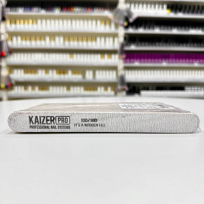 Набор пилок Kaizer Pro NF-72.50 на деревянной основе прямая серая 100/180 50 шт