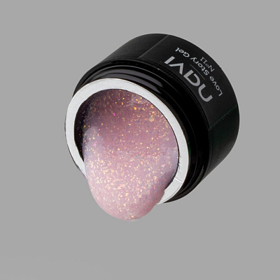 Моделирующий гель NAVI с блестками Love Story Gel 11 15 мл