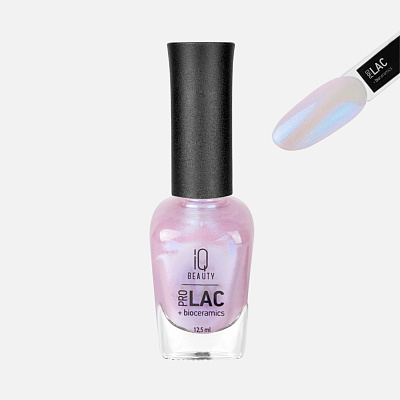Лак для ногтей IQ Beauty №085 укрепляющий с биокерамикой 12,5 мл
