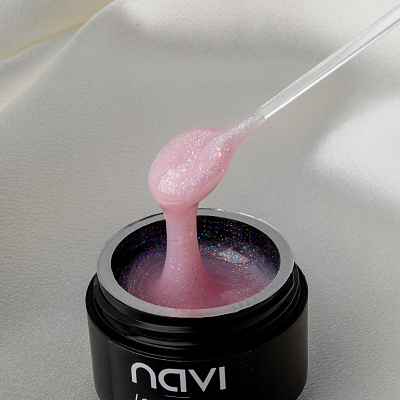 Моделирующий гель NAVI с блестками Love Story Gel 02 15 мл