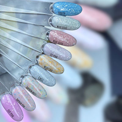 База цветная для гель-лака Potal Base Lakres BabyBum White 10 мл❗️ВНИМАНИЕ❗️СРОК ГОДНОСТИ 09.2026