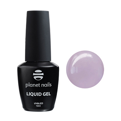 Гель моделирующий во флаконе Liquid gel Pale Violet Planet nails 10 мл арт.11356