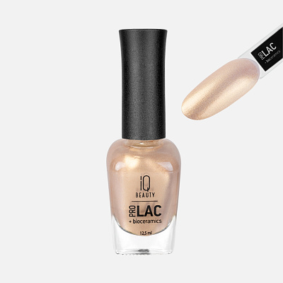 Лак для ногтей IQ Beauty №081 укрепляющий с биокерамикой 12,5 мл