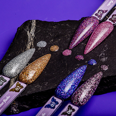 Гель-лак Serebro Glitter Flash №06 11 мл