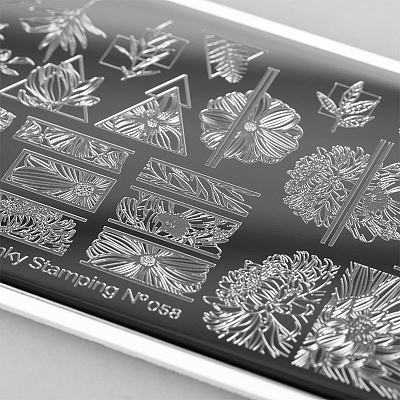 Пластина для стемпинга Swanky Stamping №058