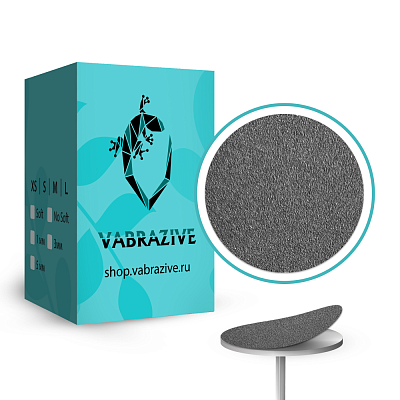 Сменные файлы для педикюрного диска черные Vabrazive XS 180 грит 25 шт. DXS-714-25
