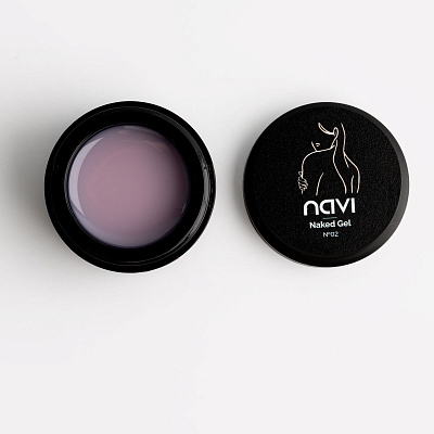 Моделирующий гель NAVI полупрозрачный нюд Naked Gel 02 15 мл