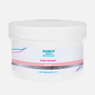 Крем-парафин Зефир с витаминами А, Е, F Domix Green 500 мл