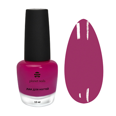 Лак для ногтей с гелевым эффектом Planet nails №872 12 мл арт.13872