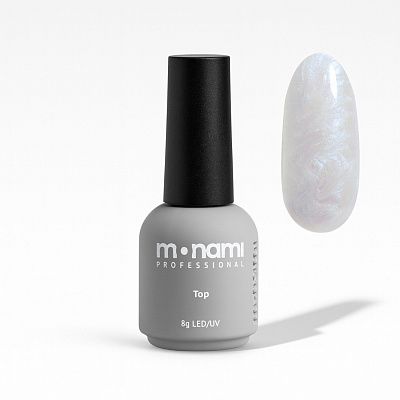 Топ для гель-лака Monami Супер блеск Super Shine Pearl Top Blue 8 г