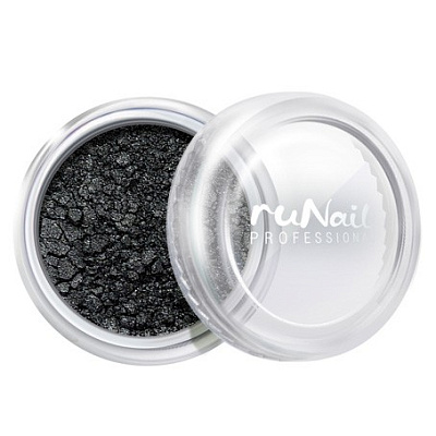 Пыль для дизайна 2007 (черный, матовый) ruNail