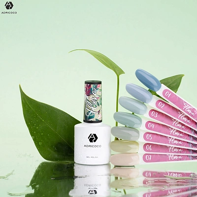 Гель-лак ADRICOCO Flora №19 пышный пион 8 мл